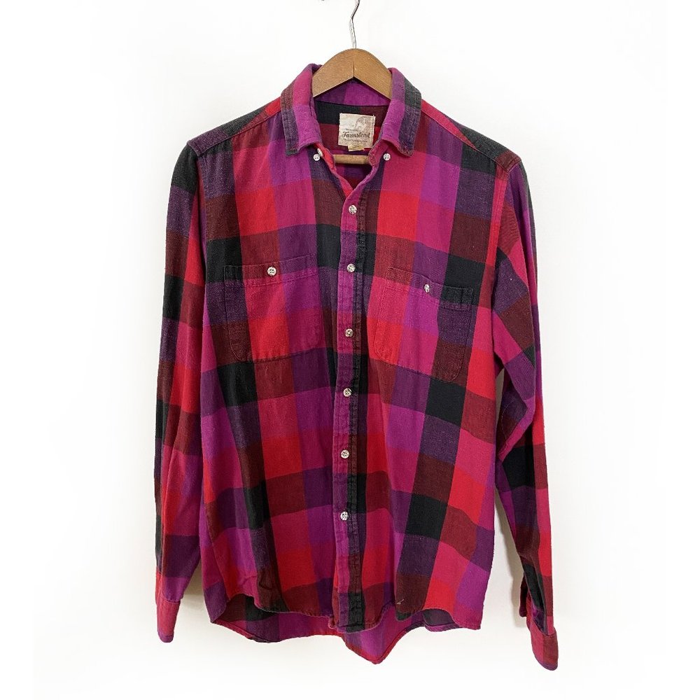 Farmstead Vintage Washed Flannel Shirt